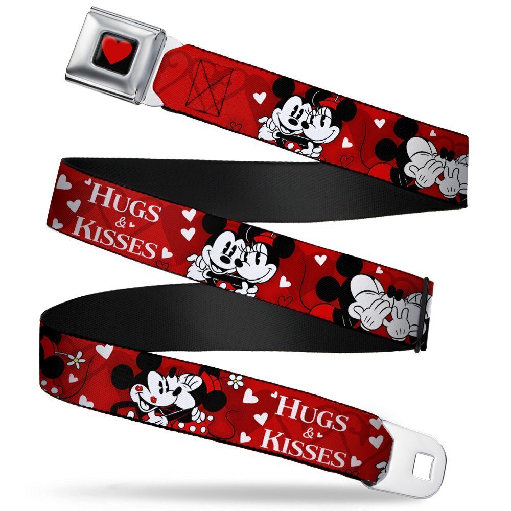 1999 Seatbelt Belt Mickey Mouse, Minnie Mouse XL